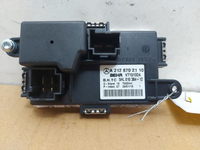 Heater resistor Mercedes E-Klasse