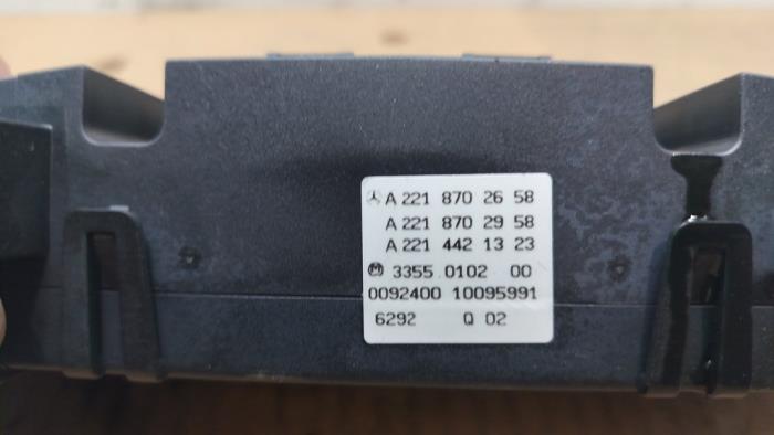 Panel de control de calefacción Mercedes CL