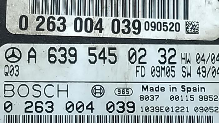 Ordenador asistencia de estacionamiento Mercedes Vito