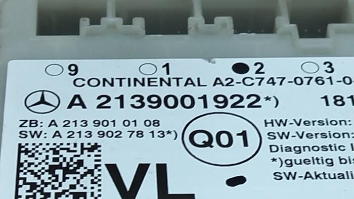 Central door locking module Mercedes E-Klasse