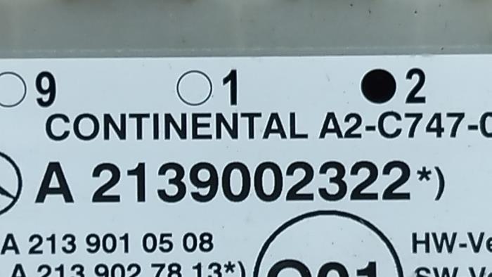 Central door locking module Mercedes E-Klasse