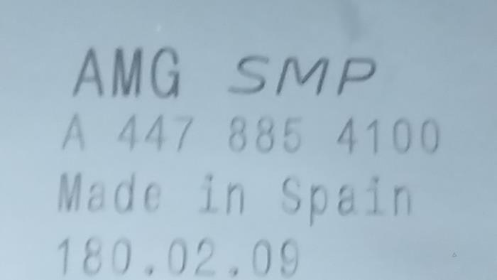 Ramka na tablice rejestracyjna przód Mercedes V-Klasse