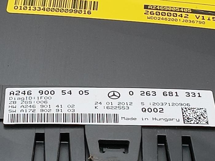 Licznik kilometrów KM Mercedes B-Klasse