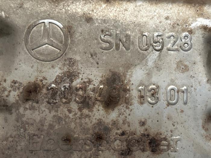 Echappement silencieux arrière Mercedes C-Klasse