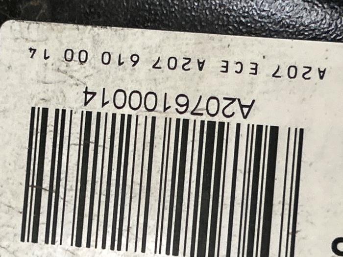 Viga de chasis detrás Mercedes E-Klasse