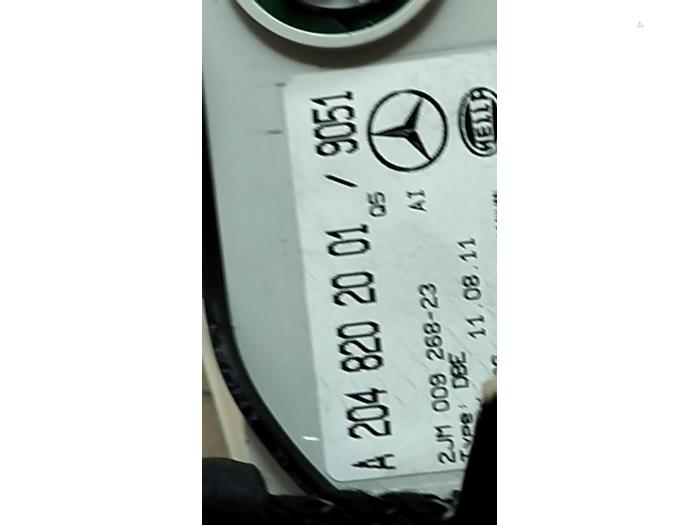 Interior lighting, front Mercedes GLK-Klasse