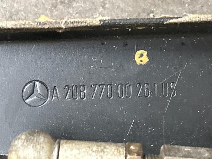 Cabriodak vergrendelslot Mercedes CLK