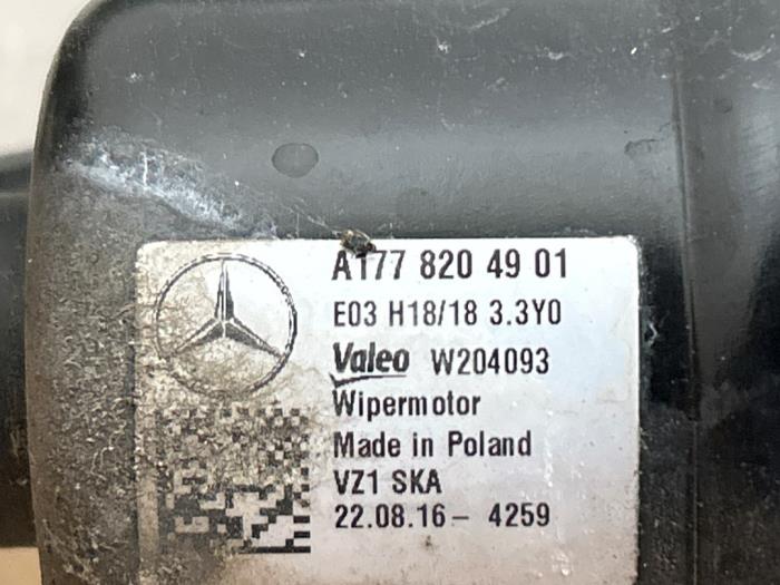 Silnik i mechanizm wycieraczki Mercedes CLA