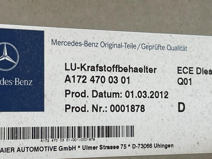 Zbiornik Mercedes SLK