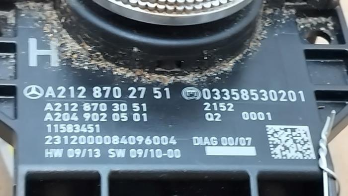 Commande ordinateur de bord Mercedes E-Klasse