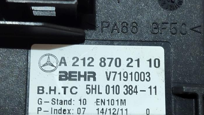 Opornik nagrzewnicy Mercedes E-Klasse