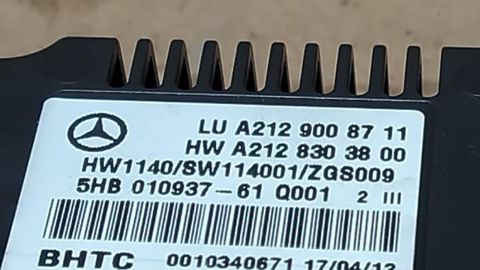 Panneau de commandes chauffage Mercedes E-Klasse
