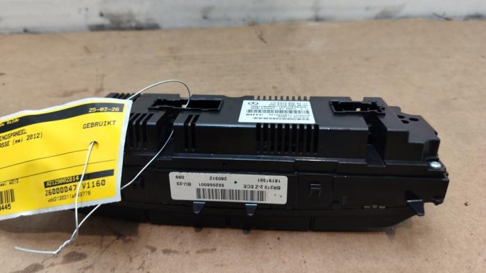 Panneau de commandes chauffage Mercedes E-Klasse