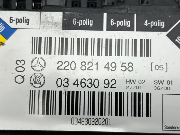 Sitzverstellung Schalter Mercedes S-Klasse