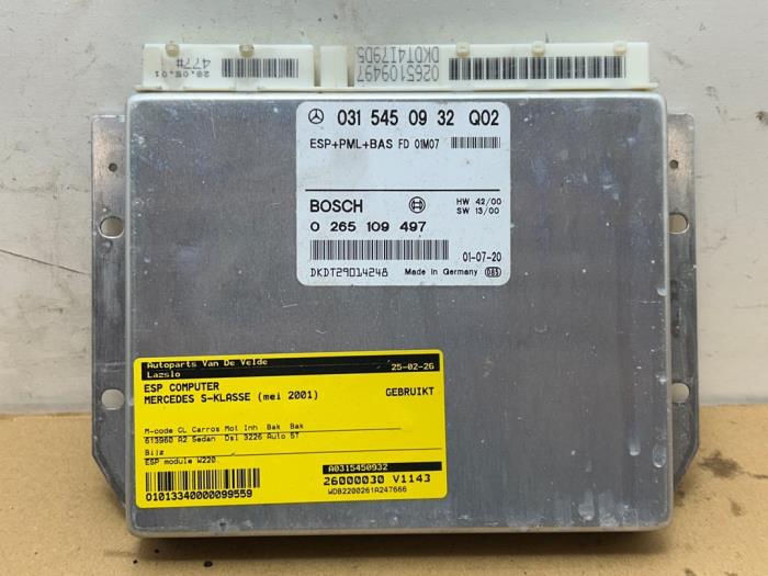 Esp Steuergerät Mercedes S-Klasse