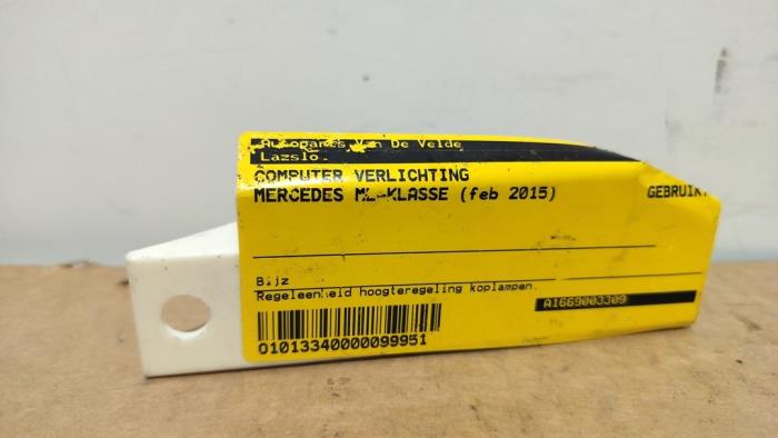 Ordenador de iluminación Mercedes ML-Klasse