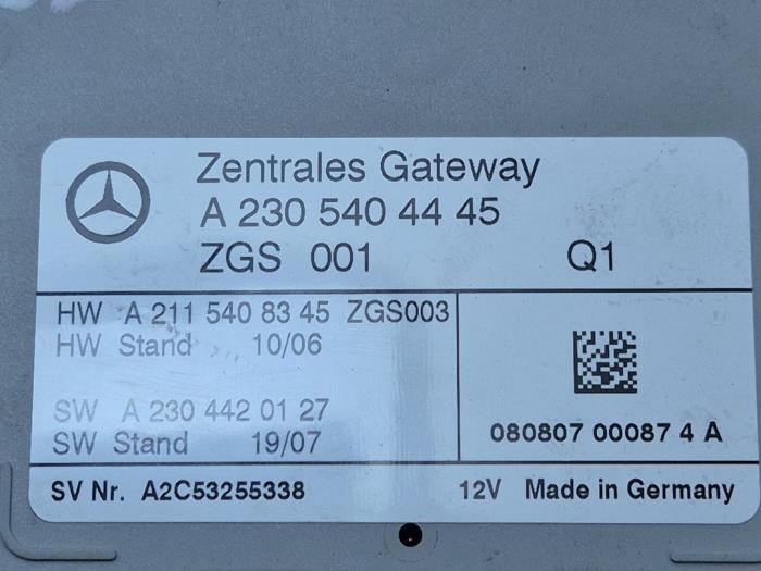 Gateway module Mercedes SL