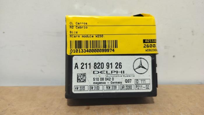 Alarm module Mercedes SL