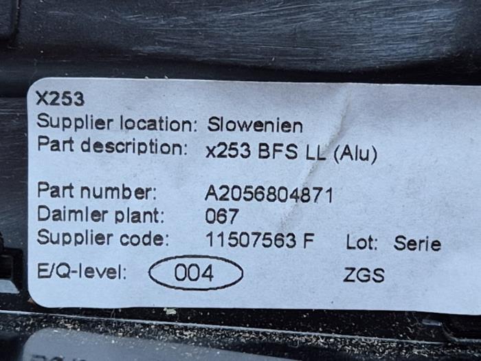 Dashboard decoration strip Mercedes GLC-Klasse