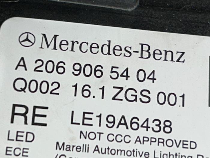 Reflektor prawy Mercedes C-Klasse