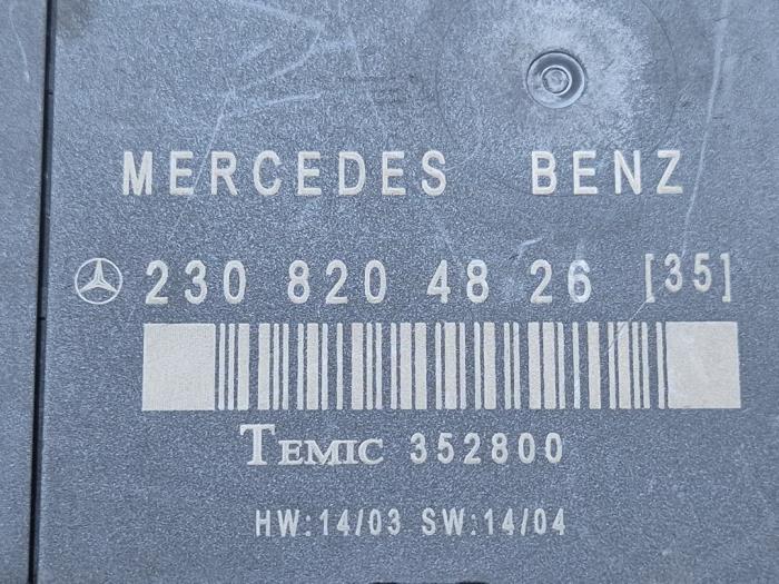 Central door locking module Mercedes SL