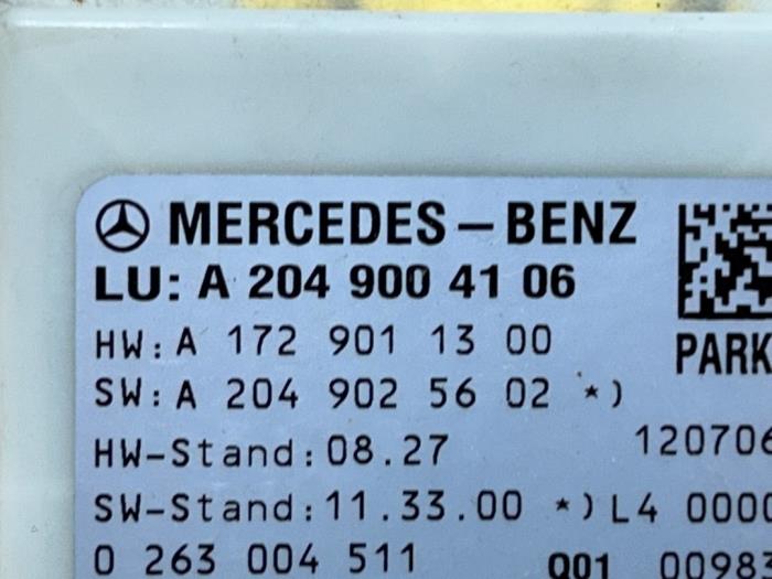 Ordenador asistencia de estacionamiento Mercedes C-Klasse