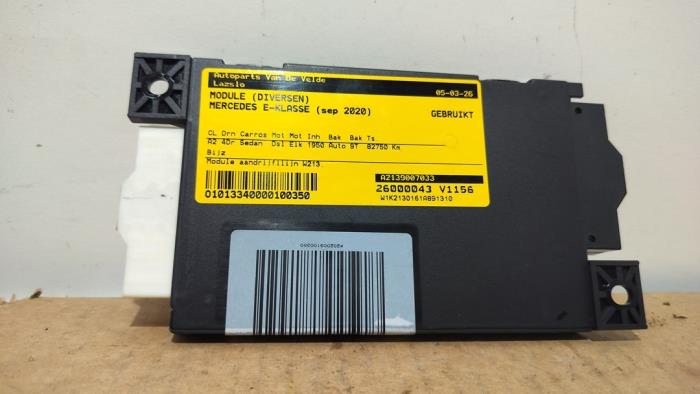Module (divers) Mercedes E-Klasse