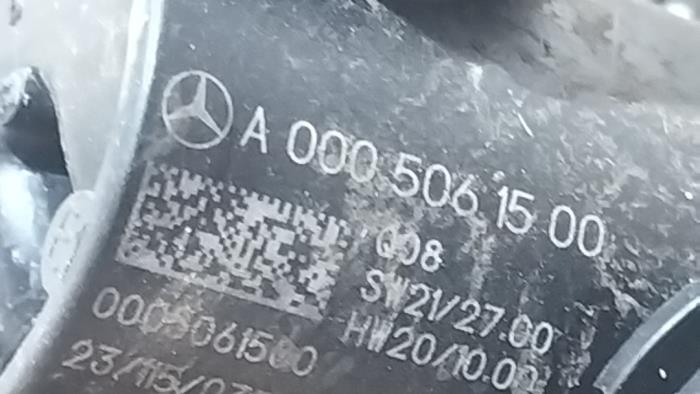 Elektryczny zawór nagrzewnicy Mercedes EQE