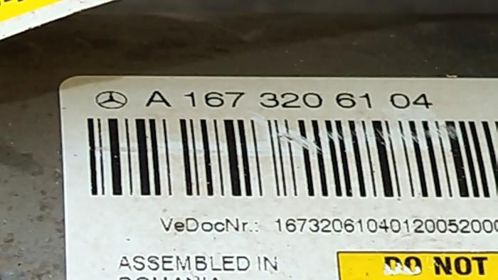 Rear shock absorber, left Mercedes GLE