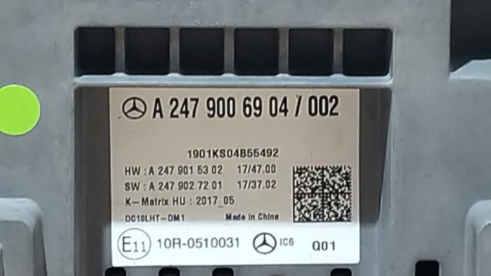 Pantalla de navegación Mercedes A-Klasse