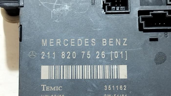 Central door locking module Mercedes E-Klasse