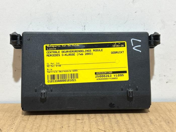 Central door locking module Mercedes C-Klasse