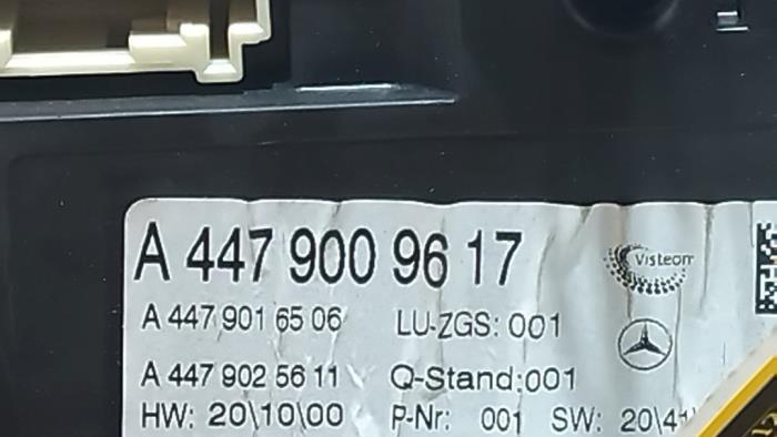 Odometer KM Mercedes Vito