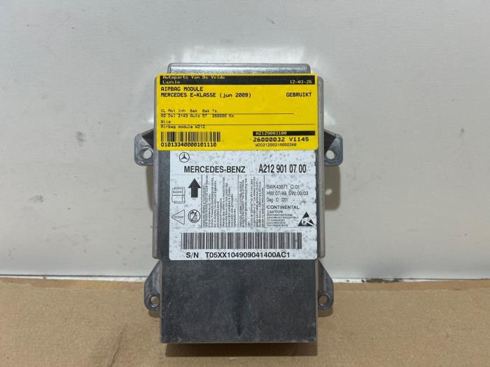 Modul poduszki powietrznej Mercedes E-Klasse