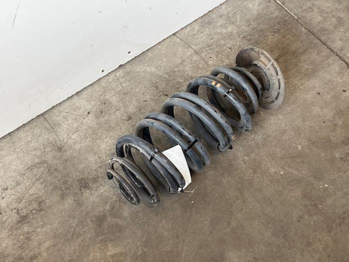 Muelle helicoidal detrás Mercedes Vito