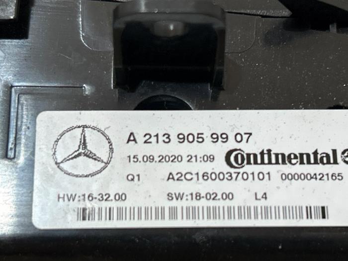 Panneau de commandes chauffage Mercedes E-Klasse