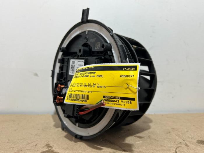 Moteur de ventilation chauffage Mercedes E-Klasse