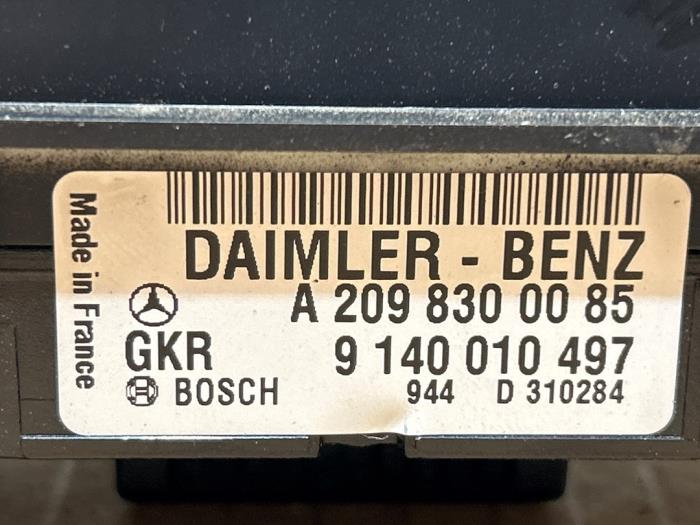 Panel de control de aire acondicionado Mercedes C-Klasse