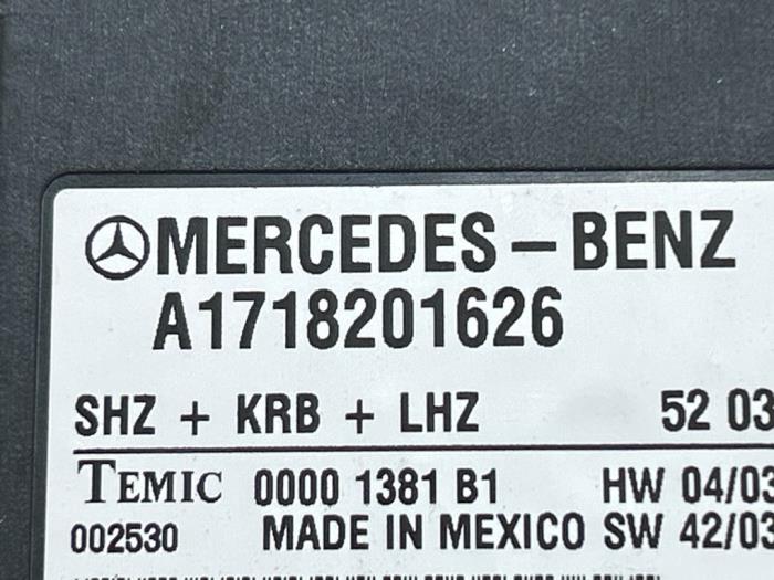 Module de chauffage de siège Mercedes SLK