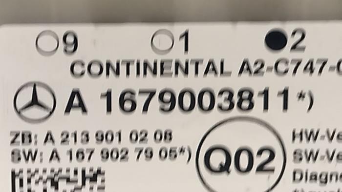 Central door locking module Mercedes GLC-Klasse