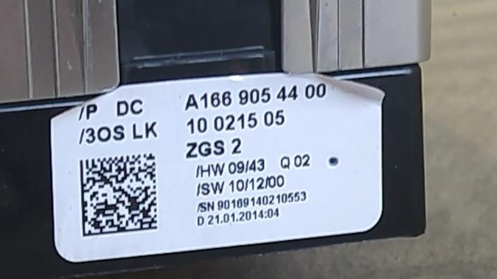 Interruptor combinado de ventanillas Mercedes A-Klasse