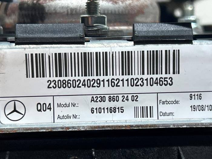 Left airbag (steering wheel) Mercedes CLC-Klasse