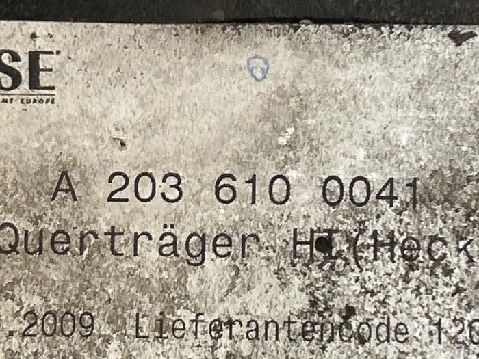 Bumperframe achter Mercedes CLC-Klasse