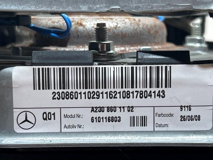 Left airbag (steering wheel) Mercedes C-Klasse