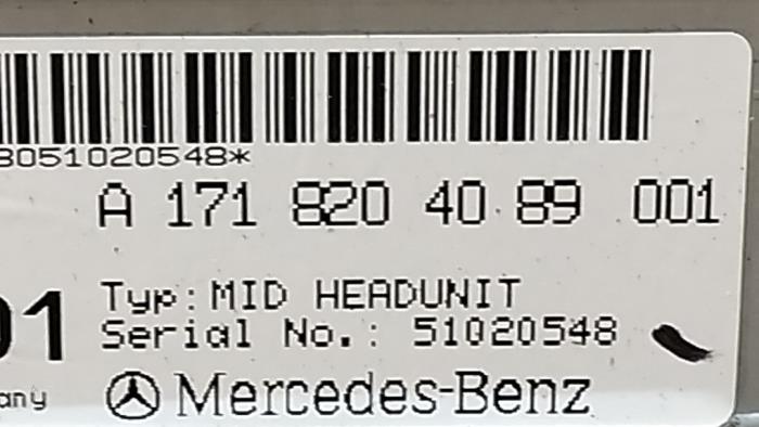 Radio Mercedes SLK