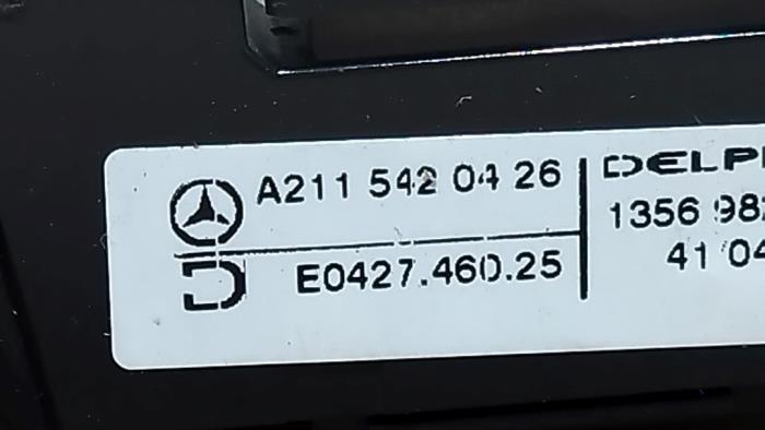 Palanca selectora caja de cambios automática Mercedes CLS-Klasse