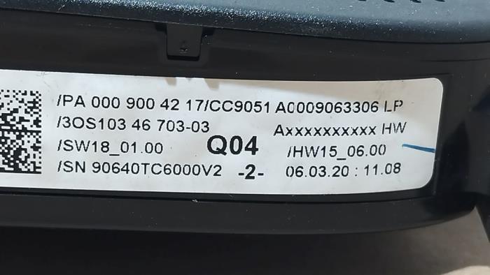 Luz interior delante Mercedes C-Klasse