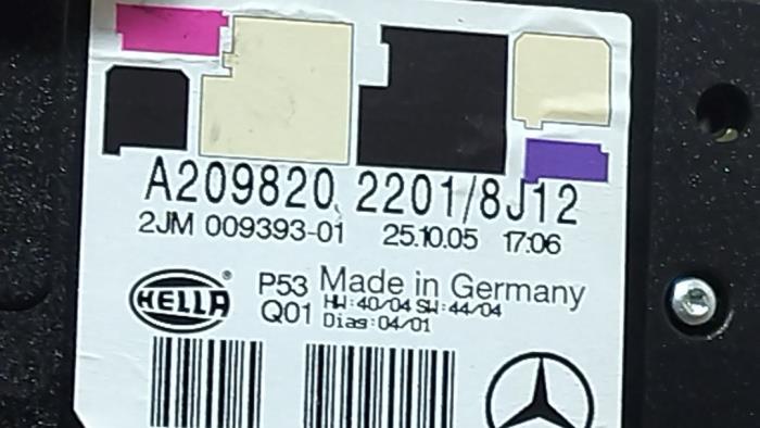 Luz interior delante Mercedes CLK