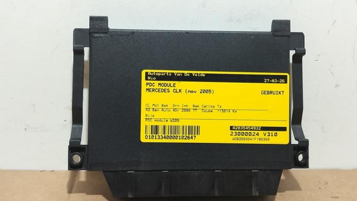 Modul czujników parkowania Mercedes CLK