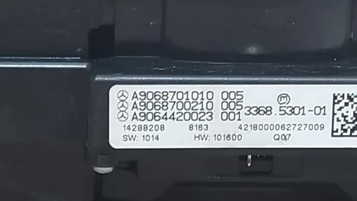 Panic lighting switch Mercedes Sprinter